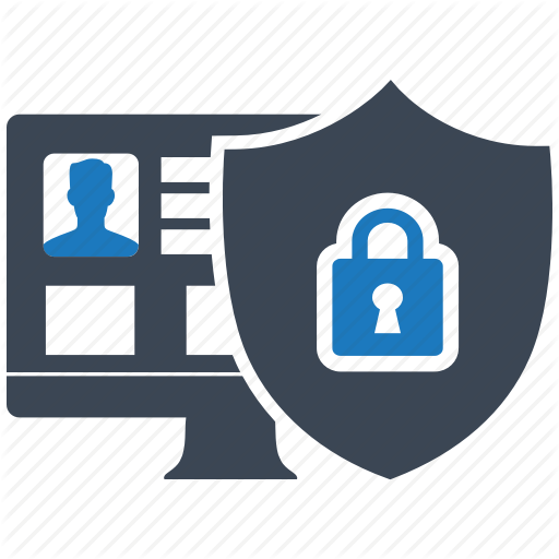 Icon d'illustration de la protection des données et accès aux données